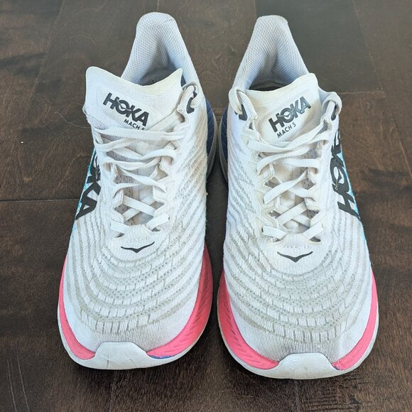 HOKA ONE ONE Mach 5 Men’s Running Shoes, Size 10.5D, White - Picture 2 of 10